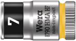 Wera 8790 HMA HF Zyklop socket with 1/4" drive with holding function, 7 x 23 mm