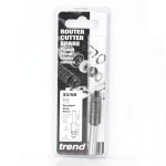Trend 33/60X8MM Arbor 33/60 for 1/4 bore tools