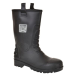 Portwest FW75BKR40 Steel PVC Rigger Boot S5 FO Black 40 R
