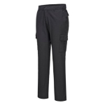 Portwest S231BKR28 WX2 Eco Stretch Slim Fit Combat Trousers Black 28 R