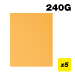 Trend AB/S230/240A 230 x 280mm 240 Grit Aluminium Oxide Sanding Sheets, 5 Pack