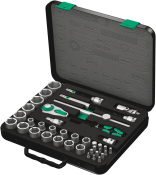 8100 SC 4 Zyklop Speed Ratchet Set, 1/2inch drive, imperial, 38 pieces