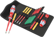 Wera Kraftform Kompakt VDE Stainless 17 extra slim 1 Tool finder, 17 pieces