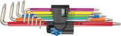 Wera 3967/9 TX SXL Multicolour HF Stainless 1 L-key set with holding function, stainless, 9 pieces