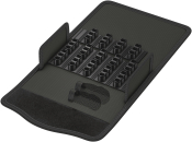 Wera 9409 Textile Box Bit-Safe 43, empty, 140 x 83 x 45 mm