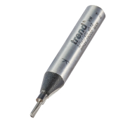 Trend 2/1X1/4TC Single flute cutter 1.6mm diameter