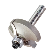 Trend 46/41X1/4TC Guided flat ovolo cutter 12mm radius