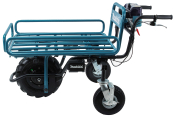 Makita DCU180PT2 18V LXT Wheelbarrow Chassis – 2× 5.0Ah Batteries & Twin Charger