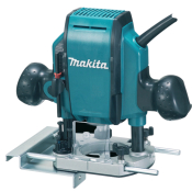 Makita RP0900X/2 900 W Plunge Router – ¼″ or ⅜″ Collet, 0–35 mm Plunge, Carry Case (240 V)