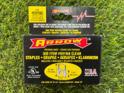 Arrow 591168 Type T59 Clear Insulated Staples 6 x 6mm (1/4'') Pk 300