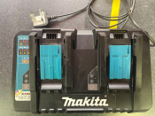 Makita DC18RD 240v Twin 18v Battery Charger Ex Fleet