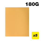 Trend AB/S230/180A 230 x 280mm 180 Grit Aluminium Oxide Sanding Sheets, 5 Pack