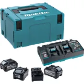 Makita 1911G5-7 XGT 40V 4.0Ah Power Source Kit – 4 Batteries, Charger & MakPac