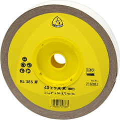 Klingspor KL 385 JF Abrasive Roll – Cloth Backing for Metals & Non-Ferrous Metals
