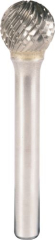 Klingspor HF 100 D Carbide Burrs – Tree Shape Rounded for Steel, Stainless Steel & Metals