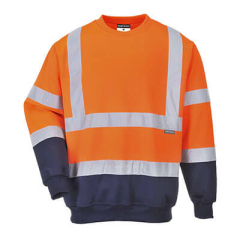 PORTWEST B306 Two Tone Hi-Vis Sweatshirt
