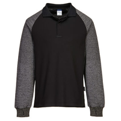 PORTWEST CR15 Polo Shirt with Cut Resistant Sleeves