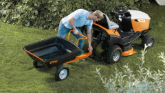RIDE-ON LAWN MOWERS