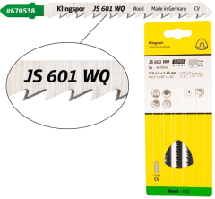 Klingspor JS 601 WQ Supra Jigsaw Blade – Timber, Plywood, MDF, Chipboard