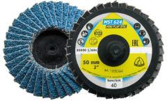 Klingspor MST 624 Supra Mini Abrasive Mop Disc – Convex for Steel & Stainless Steel