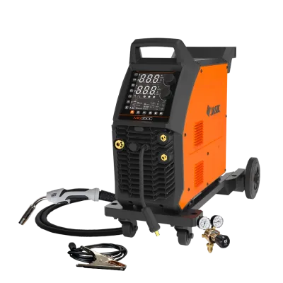 Jasic EVO MIG 350 CT Inverter – 400V Industrial MIG/TIG/MMA Welder with Trolley & Kit
