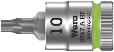 Wera 8767 A HF TORX Zyklop bit socket with holding function, 1_4