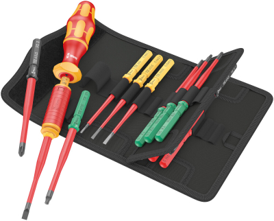 Wera Kraftform Kompakt VDE 15 Torque 1.2-3.0 Nm extra slim 1 Tool finder, 15 pieces