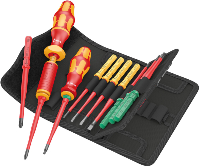 Wera Kraftform Kompakt VDE 16 Torque 1.2-3.0 Nm extra slim 1 Tool finder, 16 pieces