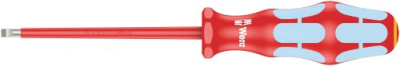 Wera 3160 i VDE Insulated screwdriver for slotted screws, stainless