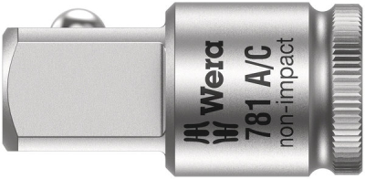 Wera 781 A 1/4Inch Connection parts, 781 A/C x 1/2 x 36 mm x 1/4Inch