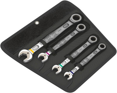 Wera 6000 Joker 4 Imperial Set 1 Ratcheting combination wrenches set, Imperial, 4 pieces