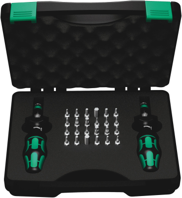7440/41 Kraftform torque screwdriver set 0.3-3.0 Nm, 26 pieces