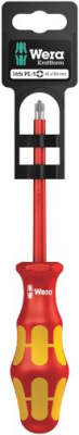 Wera 165 i PZ_S SB VDE Insulated screwdriver for PlusMinus screws (Pozidriv_slotted)