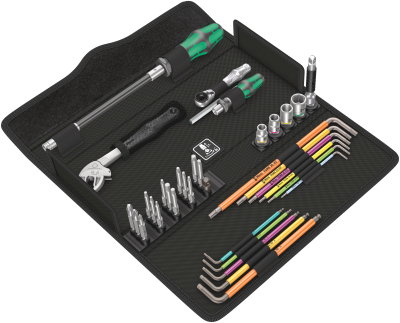 Kraftform Kompakt F 1 screwdriving tool set for window installation, 36 pieces