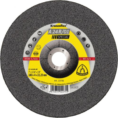Klingspor A 24 R, 01 Special Grinding Discs – For Steel