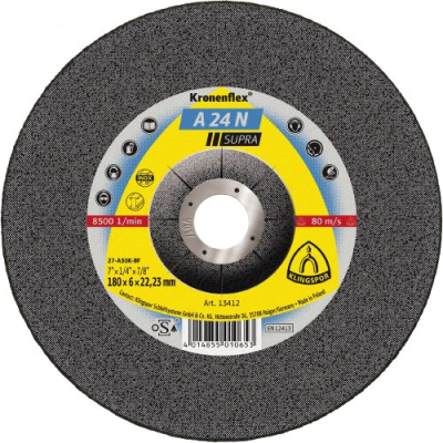 Klingspor A 24 N Supra Grinding Discs – For Stainless Steel