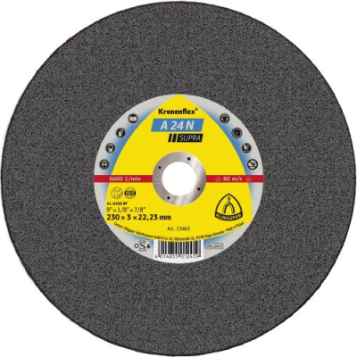 Klingspor A 24 N Supra Kronenflex Cutting-Off Wheels – 2.0–3.2 mm for Stainless Steel