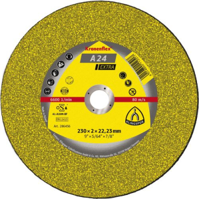Klingspor A 24 Extra Kronenflex Cutting-Off Wheels – 2.0–3.2 mm for Metals