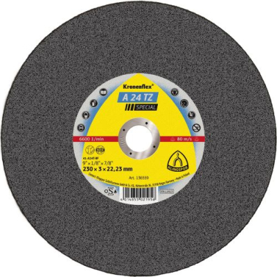 Klingspor A 24 TZ Special Kronenflex Cutting-Off Wheels – 2.0–3.2 mm for Stainless Steel