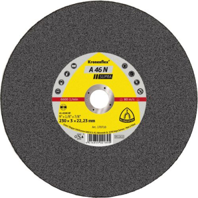 Klingspor A 46 N Supra Kronenflex Cutting-Off Wheels – 2.0–3.2 mm for Aluminium