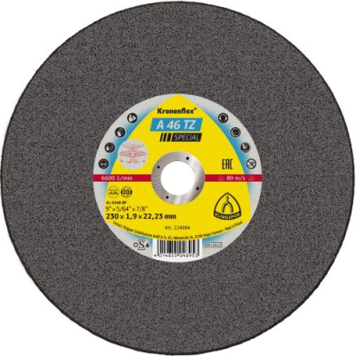 Klingspor A 46 TZ Special Kronenflex Cutting-Off Wheels – 1.6–1.9 mm for Stainless Steel & Steel