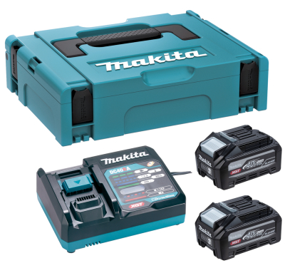 Makita 1911C8-3 XGT 40V 4.0Ah Power Source Kit – 2 Batteries, Charger & MakPac