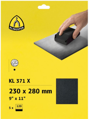 Klingspor KL 371 X Retail Pack Abrasive Cloth – For Metals & NF Metals