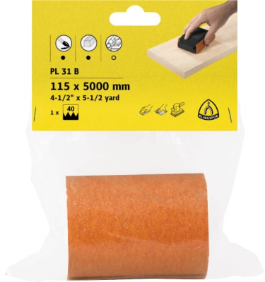 Klingspor PL 31 B Finishing Paper – Retail Pack for Paint, Varnish, Filler & Wood