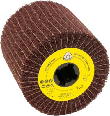 Klingspor NCW 600 S Satin Finishing Drums – For Stainless Steel & Metals