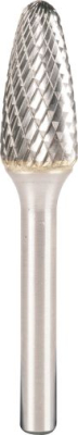 Klingspor HF 100 F Carbide Burrs – Ball-Nosed Cylinder for Steel, Stainless Steel & Metals