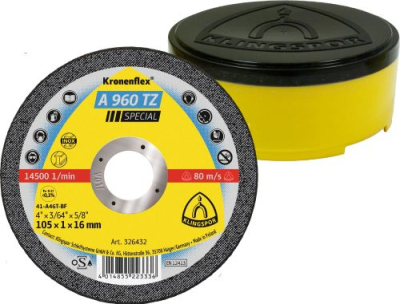 Klingspor A 960 TZ Special Kronenflex Cutting-Off Wheels – 0.8–1.0 mm for Stainless Steel & Steel