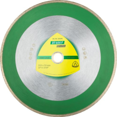 Klingspor DT 600 F Supra Large Diamond Cutting Blades – For Stoneware & Glazed Tiles