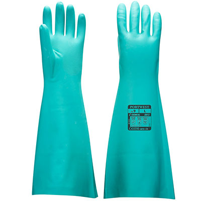 PORTWEST A813 Extended Length Nitrile Gauntlet