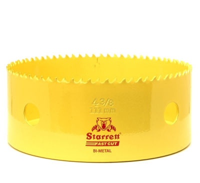 Starrett FCH0438 111 mm Fast Cut Bi‑Metal Hole Saw – AX5235